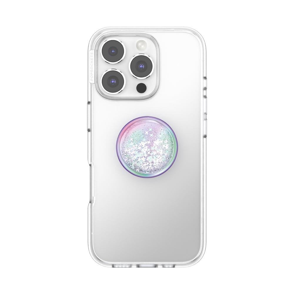 PopSockets PopTop, Adhesive Phone Grip with Swappable Top, Tidepool - Unicorn Magic