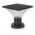 FOOYANCHO Solar Post Cap Lights - Auto On/Off Solar Post Lights Outdoor - Post Lights Outdoor Solar Powered 4x4 - Outdoor Lights Fits Most Posts (1
