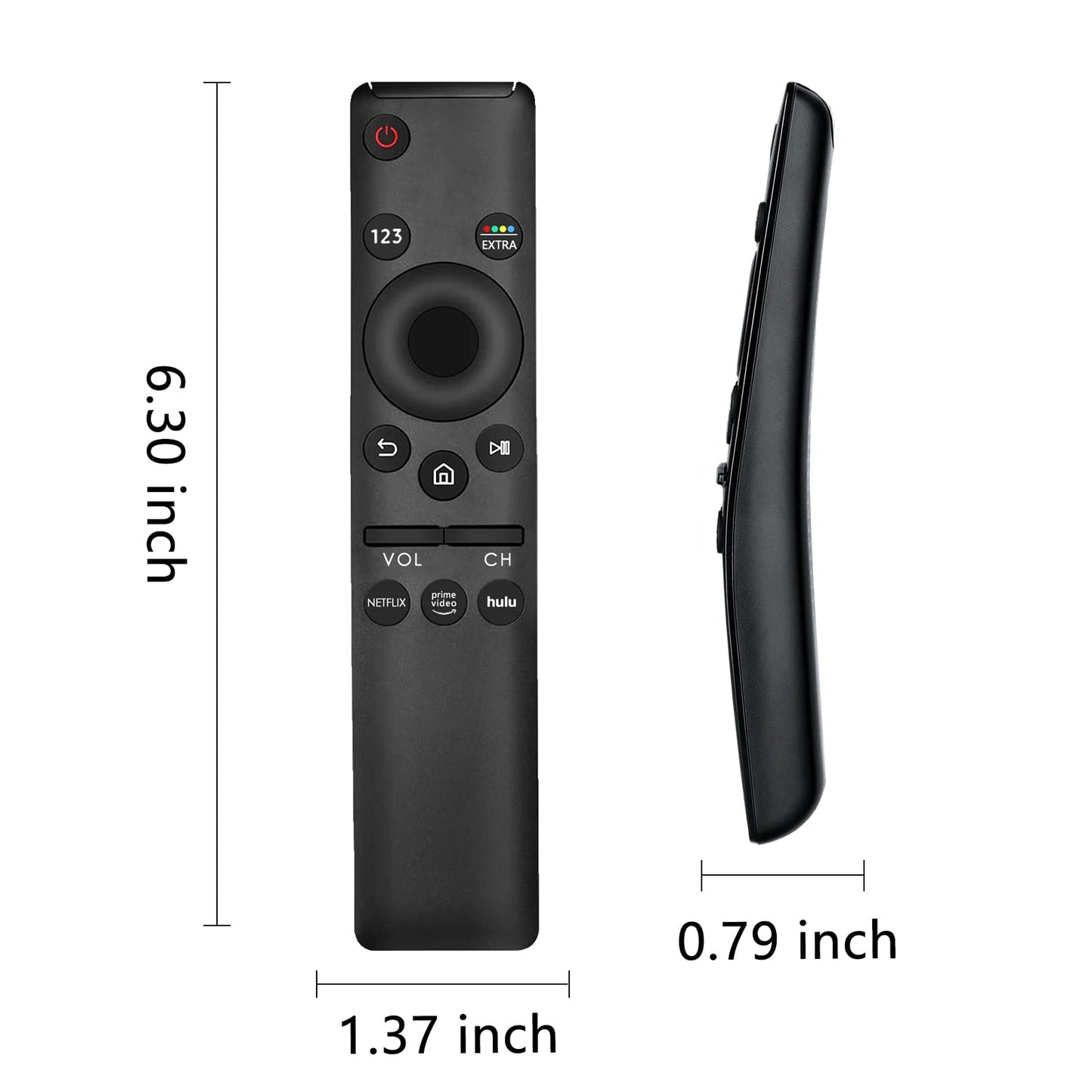 Universal Samsung Smart Tv Remote Control fit All Samsung Smart-TV LCD LED UHD QLED 4K HDR TVs, with Netflix, Prime Video Buttons