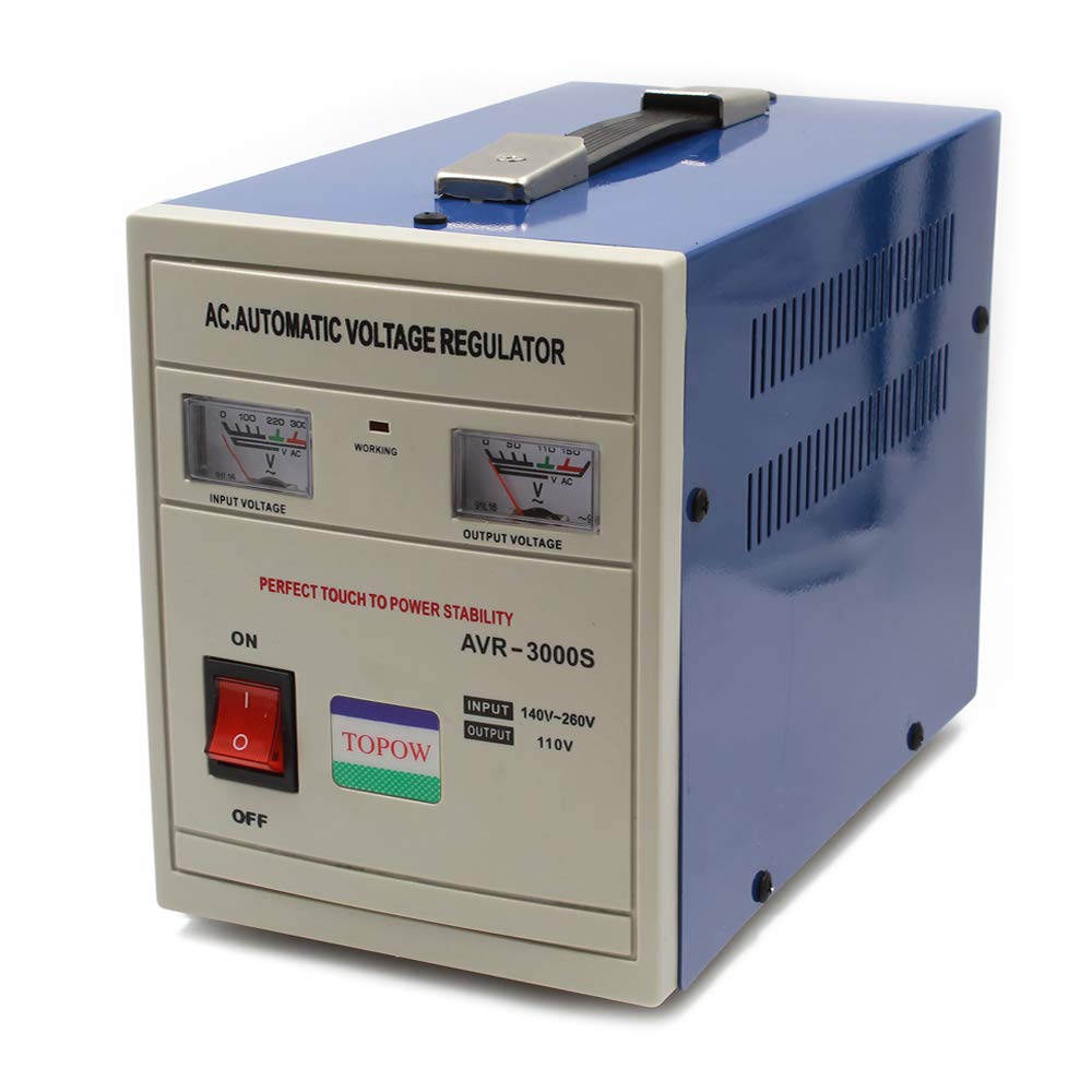 Heavy Duty 3000W Watt Step Down 220 to 110 Power Voltage Converter Transformer Stabilizer