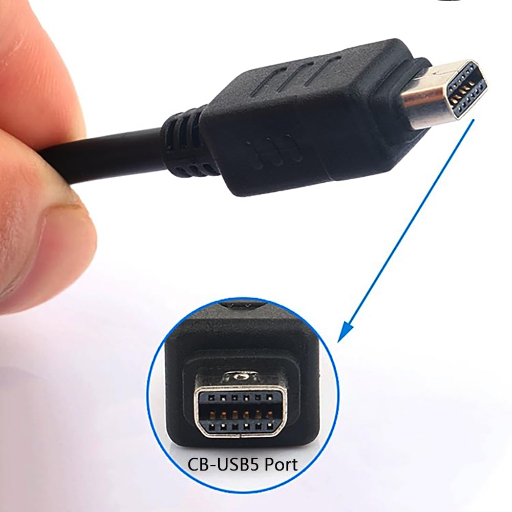 USB Camera Data/Charge Cable Cord Replacement CB-USB5/USB6/USB8 Battery Charger for Olympus TG Series TG 830 TG860 TG-2, TG-310, TG-320, TG-610, C-170
