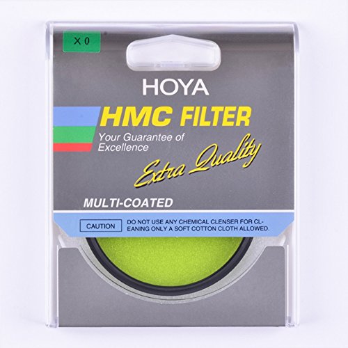 HOYA HMC X0 77mm Lens Filter (Yellow-Green) - Contrast Enhancing Camera Filter for B&W Photography with Slim Black Aluminum Frame, 6-Layer HMC