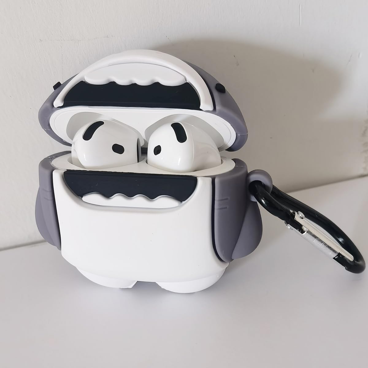 for AirPods 4 Case with Cleaner Kit,Compatible with Airpods 4th Generation Case, 3D Cartoon Cute Silicone Protective Cover for AirPods 4 Cover