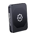 WixGear Rectangle Flat Stick On Dashboard Magnetic Car Mount Holder for Cell Phones and Mini Tablets with Fast Swift-Snap Technology - Extra Slim