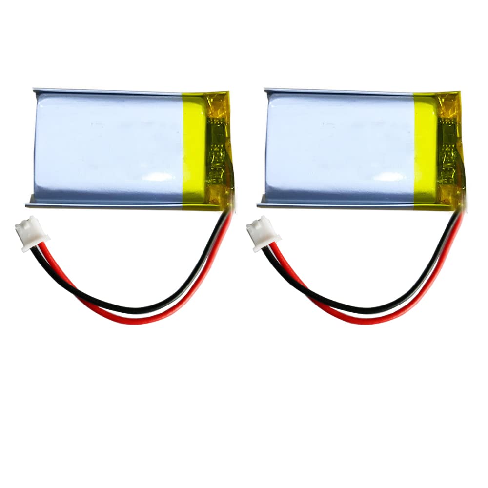 Octelect 2PCS lipo Polymer Lithium Battery 472540 3.7V 500mAh Lithium Battery for Smart Digital Products