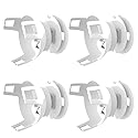 ALINUOYQ 4Pack Wall Mount Rack for Echo Pop, Stand Mount with Integrated Cable Management, Space Saving Mini Speaker Holder