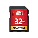 GIGASTONE 32GB SD Card UHS-I U1 Class 10 SDHC Memory Card High-Speed Full HD Video Compatible with Canon Digital Camera, SPYPOINT TACTACAM WOSPORTS