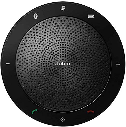Jabra Speak 510 MS Wireless Bluetooth Speaker for Softphone and Mobile Phone (100-43100000-60) (New) (Renewed)