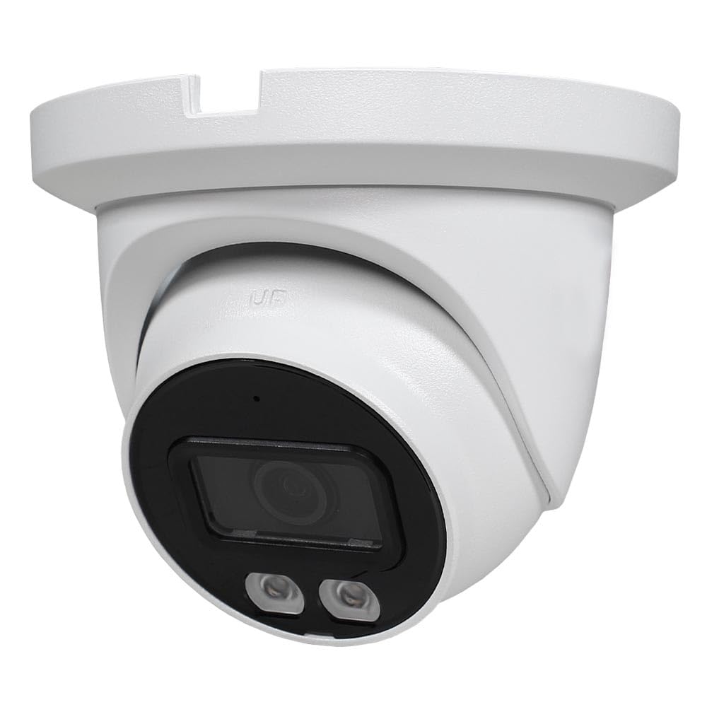 R-Tech 2MP Smart Dual Light HDCVI Fixed-Focal Eyeball Camera, Full-Color Night Vision, 3D NR, Built-in Mic, 40m IR Distance, IP67 Weatherproof, 2.8mm