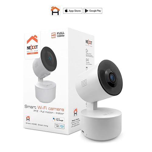 Nexxt Solutions Smart Wi-Fi Indoor Pan and Tilt Camera - 2K HD, Motion Detection, Night Vision, Two-Way Audio, Remote Access Alexa & Google Home