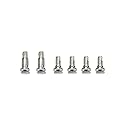 ICTION New Bottom Case Screw Set Replacement for MacBook Pro 15" A1707 A1990 (2016-2019) (Silver)