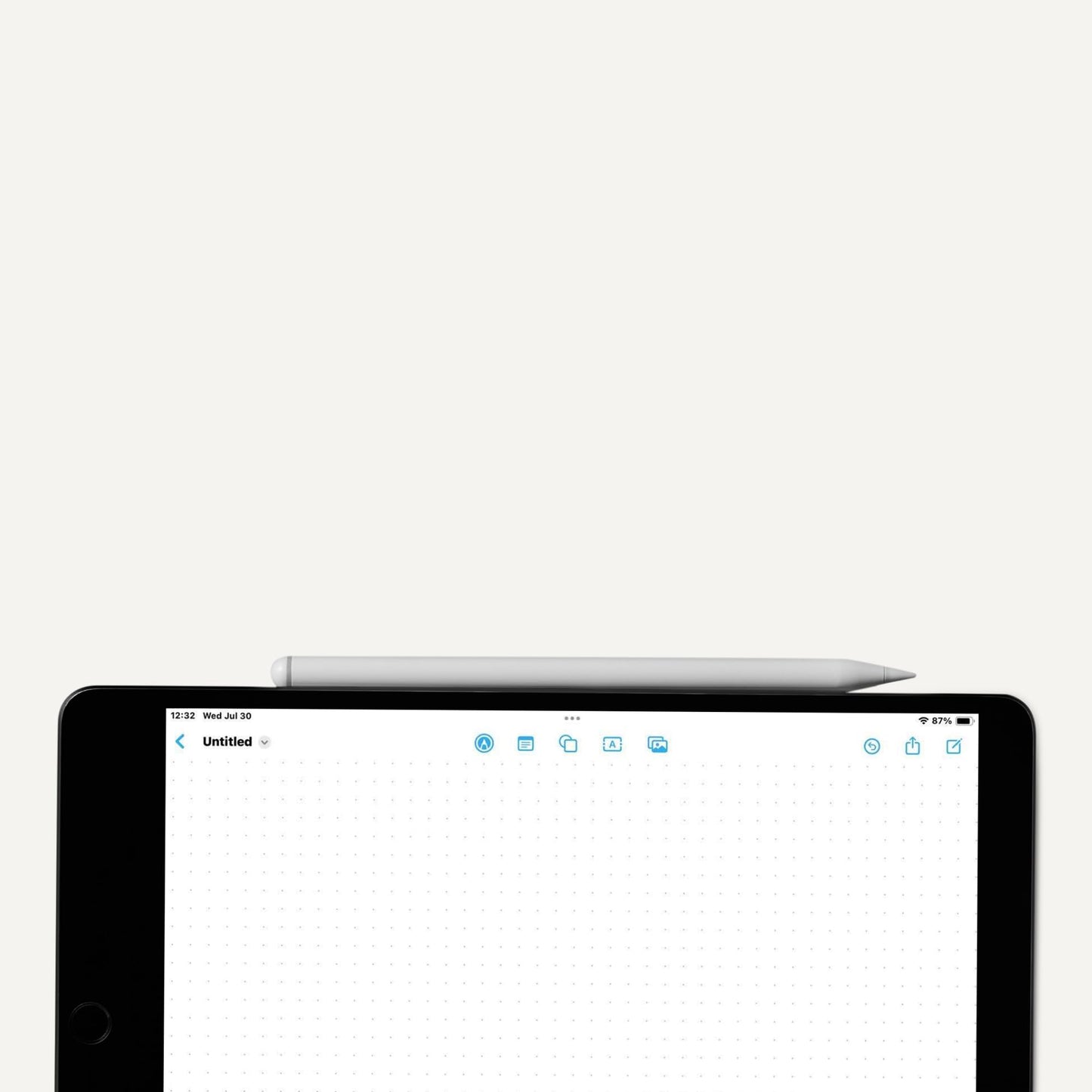 Amazon Basics Stylus Pencil Compatible with iPad 10th Generation (2018-2025), Pen with Palm Rejection