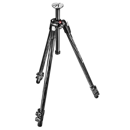 Manfrotto 290 Xtra Carbon Fiber 3-Section Tripod (MT290XTC3US) Black