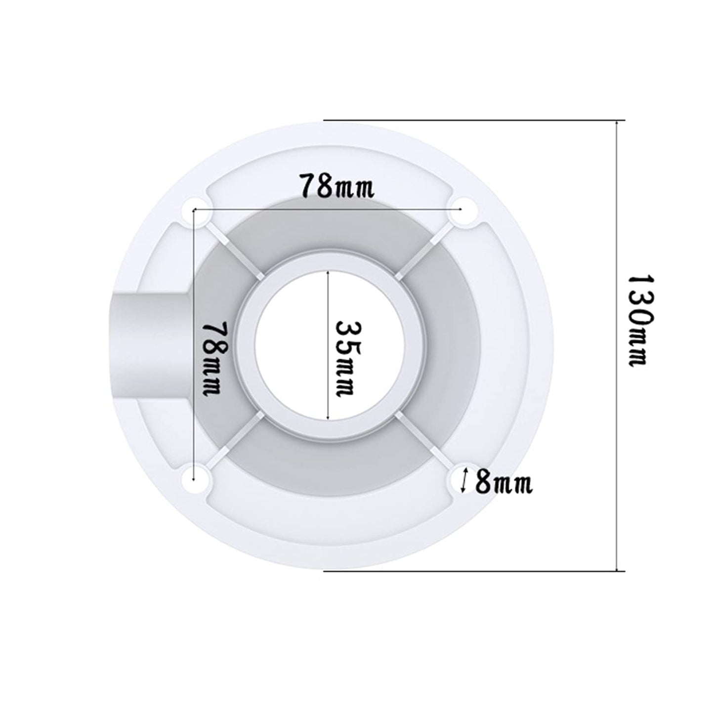 V-Fiabilidad Security Camera Mounting Bracket Extender Pole I-Type,30-60cm Telescopic Adjustable Ceiling Mount Bracket for CCTV IP Camera