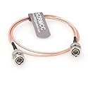 SZRMCC SDI Video Cable BNC to BNC Male 3G HD SDI Cable RG179 75ohm Slim Flex Coaxial Cable for ARRI RED Blackmagic Cameras Atomos SmallHD Monitor