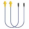 MIPEACE 2pcs Replacement Work Earbuds Cables for Model#MI04N Wireless Neckband Replaceable Earbuds (Blue & Yellow