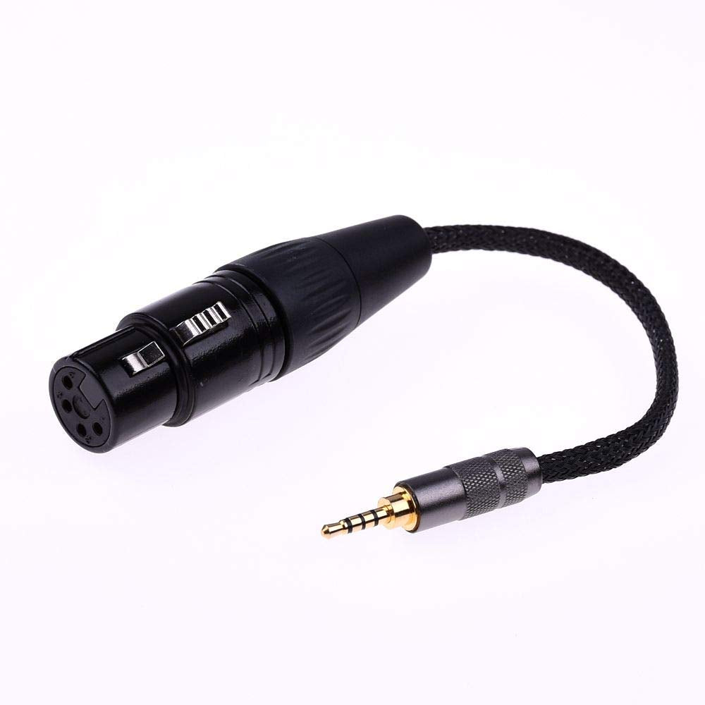 GAGACOCC TRRS 2.5mm Male to 4 Pin XLR Female Balanced Audio Cable HiFi Cable Headphone Cable Compatible with Astell&Kern AK240 AK380 AK320 onkyo…