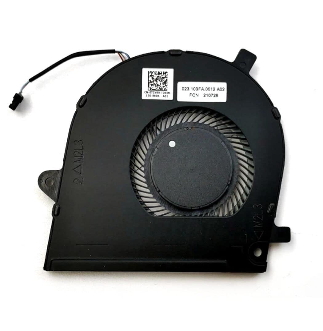 Fleshy Leaf CPU Cooling Fan Replacement for Dell Vostro 5391 5390 Inspiron 7391 Latitude 3301 Series (NOT fit for Inspiron 13 7391 2-in-1) TCV60