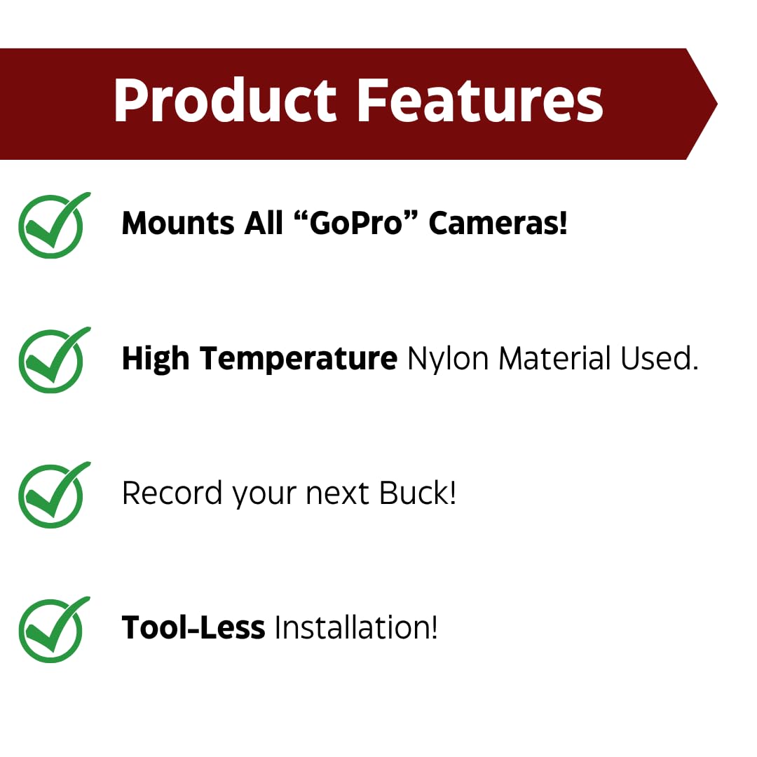 BOWPRO Compound Bow Mount for GoPro/Action Cameras