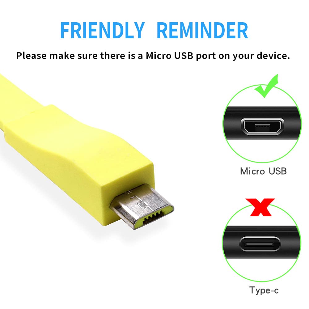 HUYUN Replacement UE Boom USB Charging Cable Cord Wire Compatible with Logitech Ultimate Ears UE Wonderboom, UE Boom, UE Roll Speakers, Boom 3