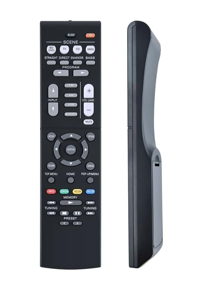 Replacement Remote Control RAV561 for Yamaha HTR-3072 RX-V385 YHT-4950UBL YHT-4950U AV Receiver