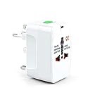 Portable Worldwide Universal Power Adapter Converter, All in One International Out of Country Travel Wall Charger Plug Compatible with USA, EU, UK…