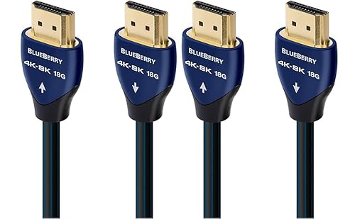 AudioQuest Blueberry 2.25M 18G 4K-8K HDMI Digital Cable Pair (2020)