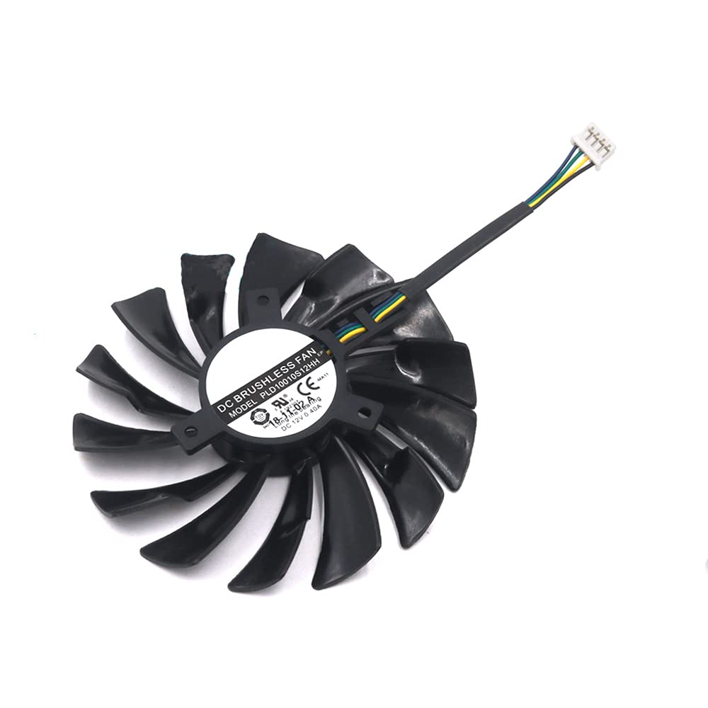 Rakstore PLD10010S12HH 95mm Graphics Card Cooling Fan Replacement for MSI GTX 1070 AERO ITX Quiet Cooler Fan