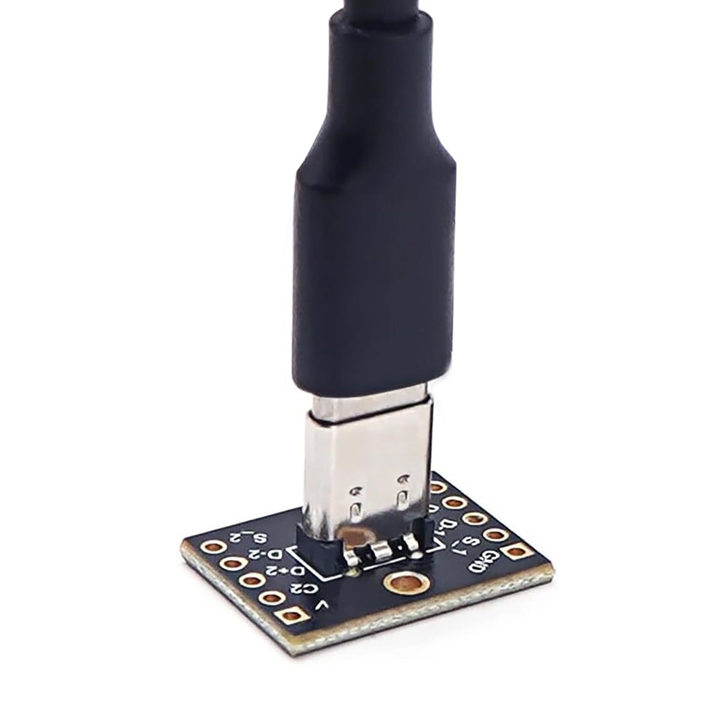 Treedix 2pcs USB Type C Breakout Board-Vertical Female Connector USB Type C Connector Board PCB Converter Board