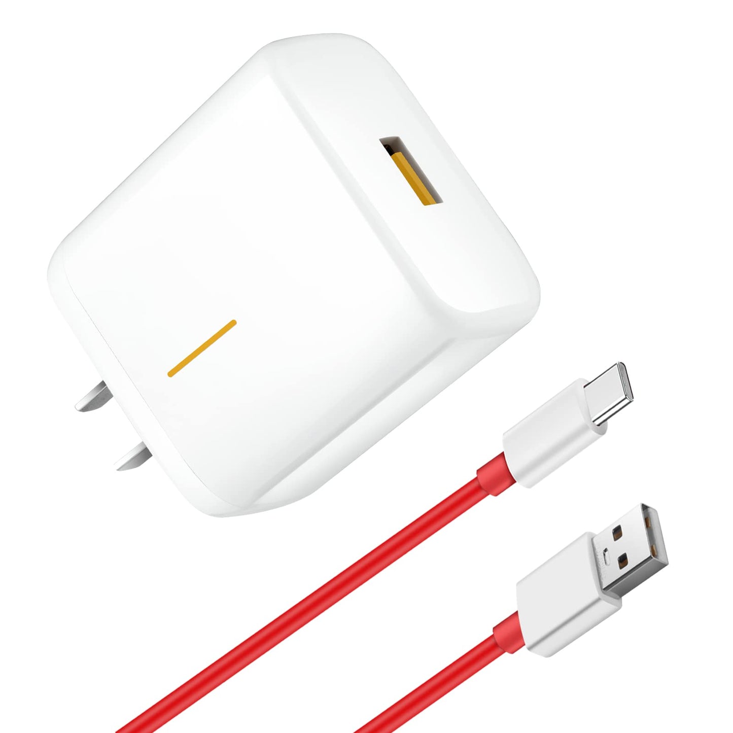 OnePlus 65W Warp Charger for OnePlus 9R/9RT/9/9 Pro/Nord 2 5G/8T Fast Charge Power Adapter with 3.3 ft USB C Cable