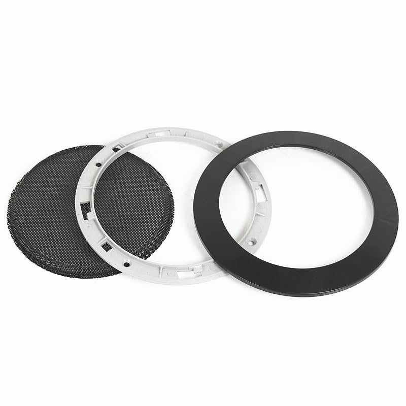 CCeCCe 2 Pack 4 Inch Speaker Grill Cover Black SubWoofer Round Circle Mesh Woofer Grille Covers Guard Protector for Car Home Audio Speakers Theater