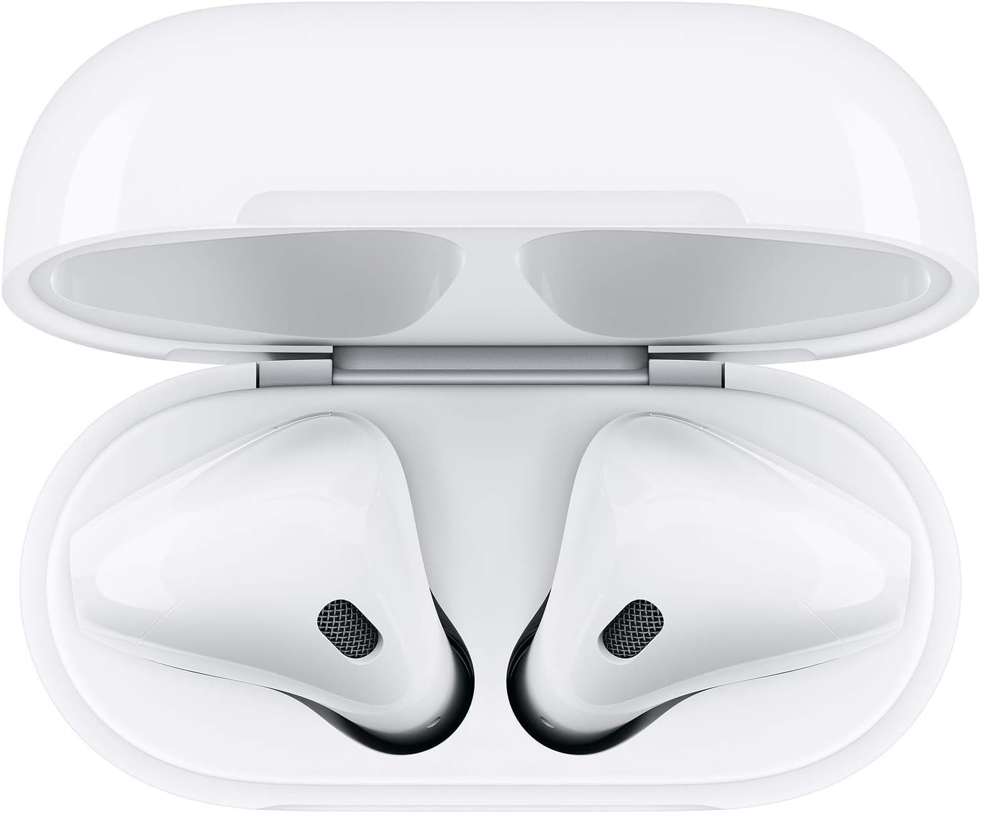 Apple AirPods with Wireless Charging Case - White (Renewed)