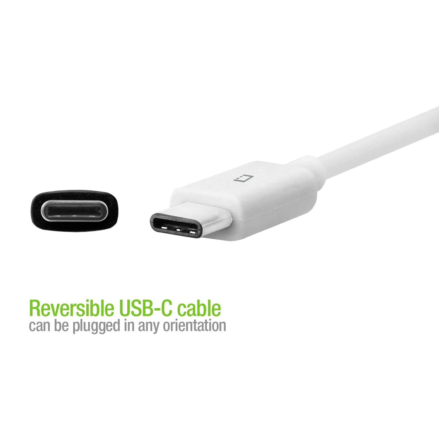 USB-C to Micro-USB Charging Cable, Fast Charging and Data Sync Cable, 3.3feet Long Cable-White for iPhone 15, iPad Air Pro, MacBook Pro, Samsung