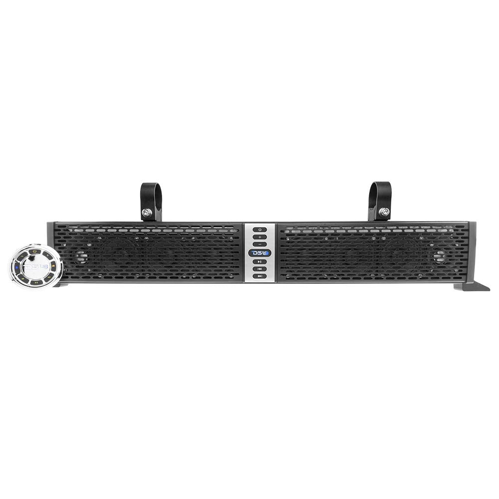 DS18 SBAR 30" 2-Way Sound Bar Waterproof Speaker with Integrated RGB Lights and Bluetooth System-320 MAX, 160 Watts RMS - Ideal for ATV, UTV, Jeep