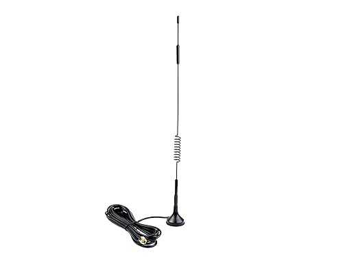 Waveshare 4G High Gain SMA Antenna for Outdoor Condition Supports 4G/3G/2G/LPWA Waterproof and Magnetic Base