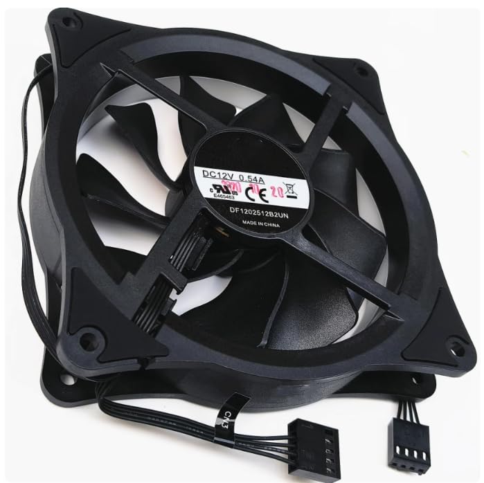 DF1202512B2UN 120X120X25MM 12V 0.54A Dual Colour Ball Cooling Fan