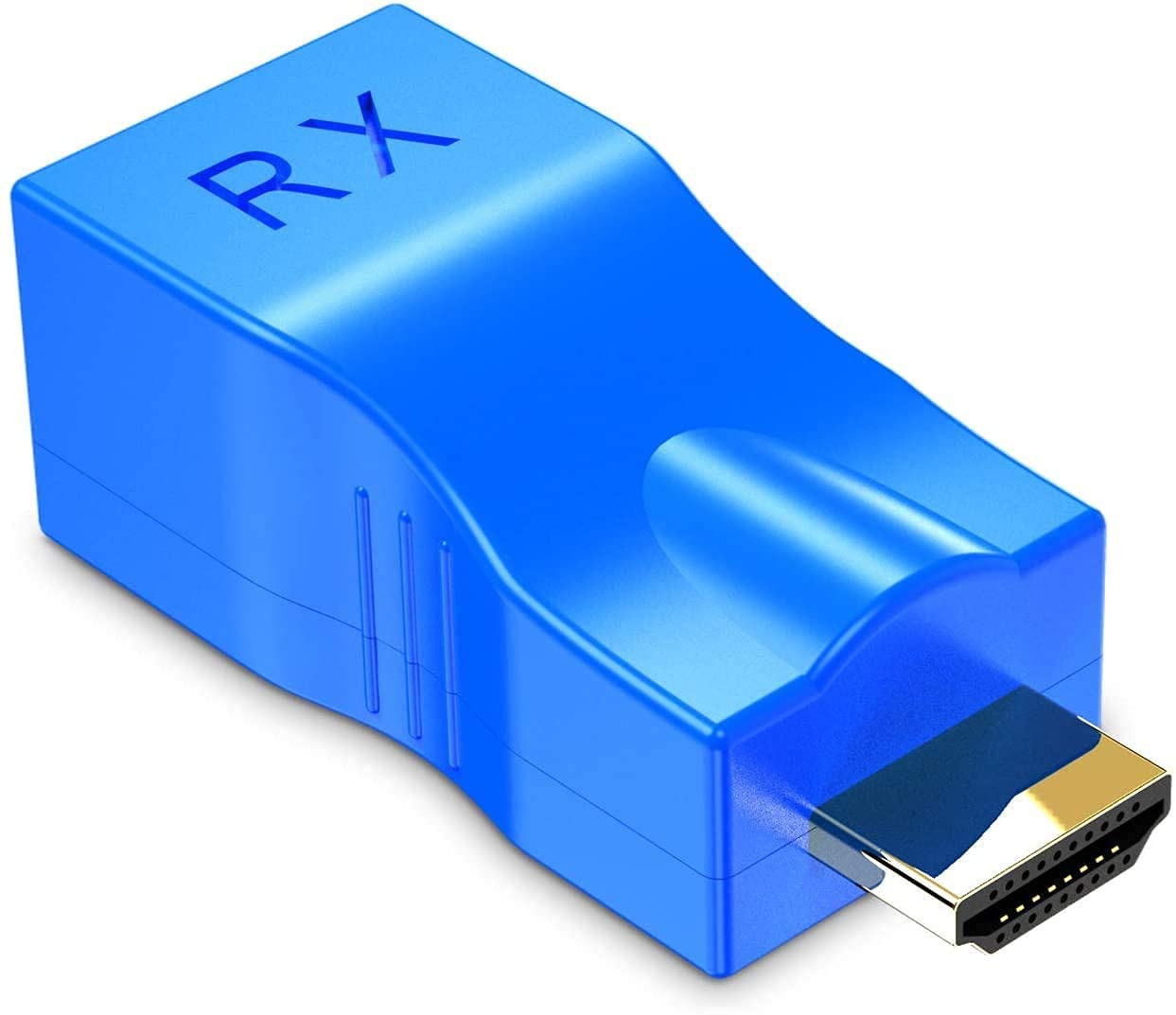 Eanetf HDMI to RJ45 Extender, HDMI to RJ45 Ethernet Network Converter Over by Cat5-e/6 Cable Splitter 1080p up to 30m/98ft Repeater for HDTV HDPC PS4