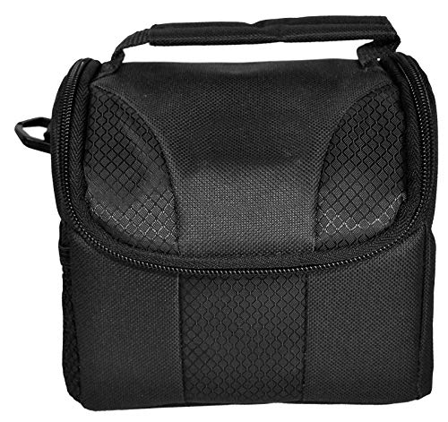 Pixel Hub Photography Padded Camera DLSR/SLR Equipment Gadget Bag Case (Black) for Nikon, Canon, Sony, Pentax, Olympus Panasonic, Fijifilm, Samsung