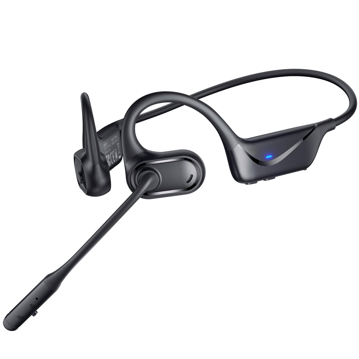 Bluetooth Headset with Microphone, Open Ear Headphones, Dual Connect Bluetooth 5.4 Headphones with Noise Cancelling & Mute, Wireless Headset with Mic…