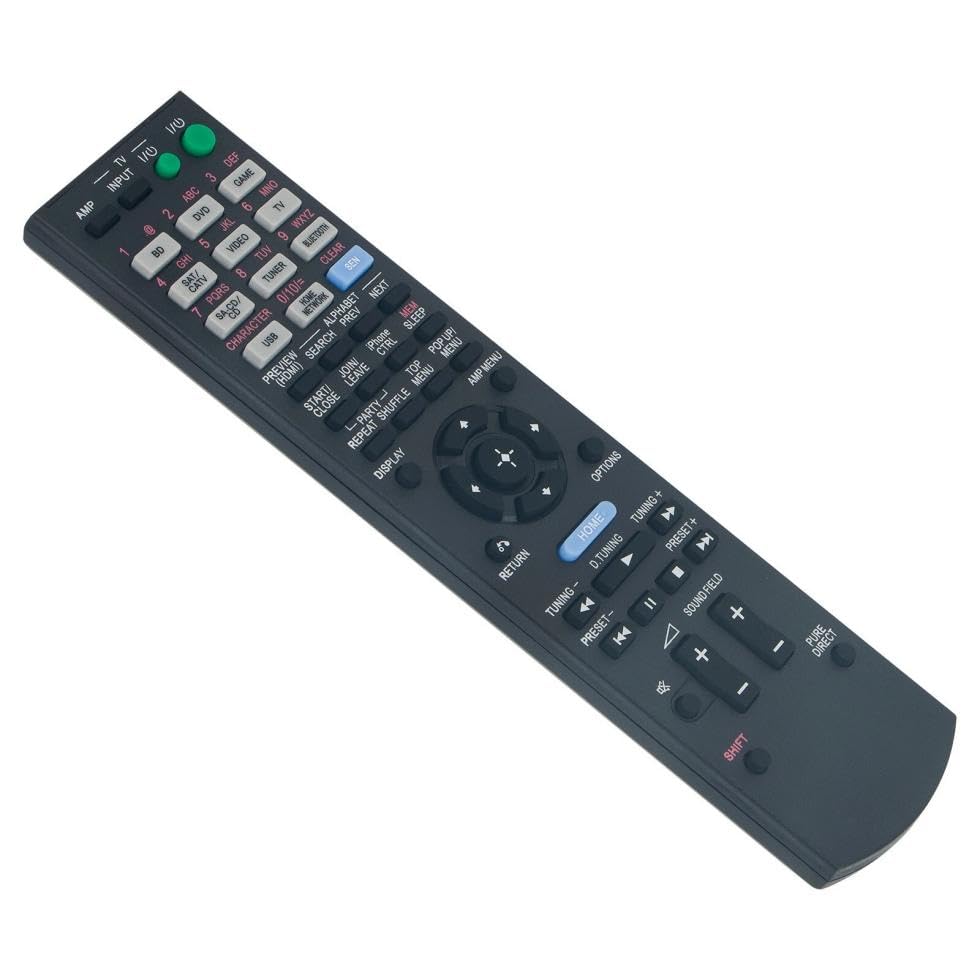 RM-AAU170 Replacement Remote Control for Sony AV Stereo Receiver Home Theater System in Living Rooms or Rooms, No Programming or Pairing Needed