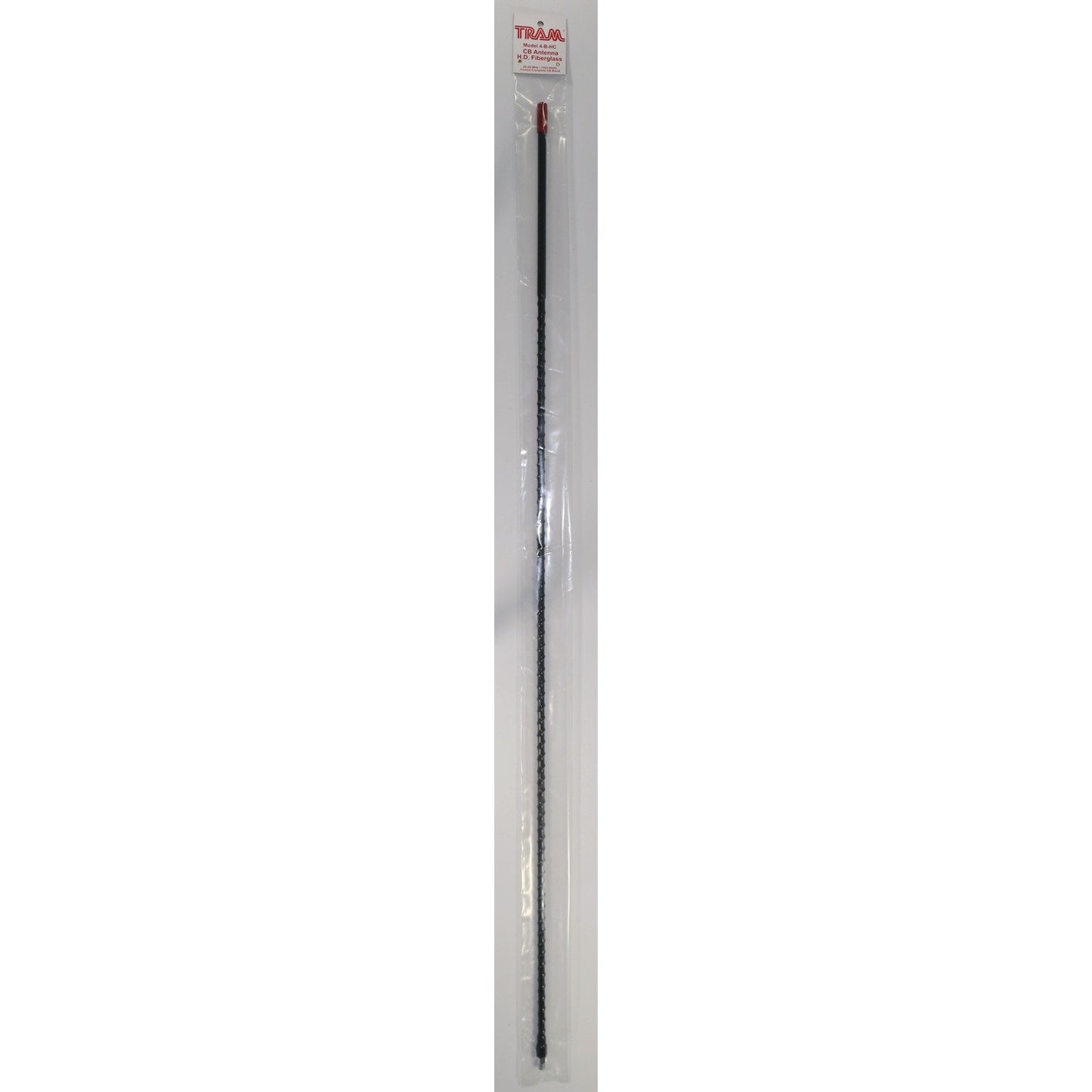 Tram 4-B-HC 1,500-Watt 26-MHz to 29-MHz Fiberglass Whip CB AM/FM/SSB Antenna, 4 ft. Black