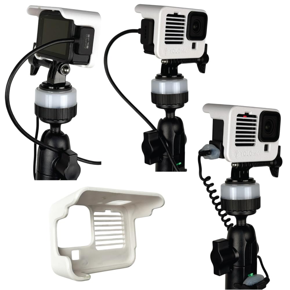 YOLOtek Veteran Owned - Sun Shade for GoPro Hero 13, 12, 11, 10 & 9 - (Not 3D Printed) Designed to Block The Sun & Prevent External Overheating