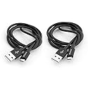 Verbatim Lightning USB Charging Cable, Pack of 2, Black, 2 x 100 cm, Robust Charging Cable with Kink Protection for iPhone Models, Lightning Cable…