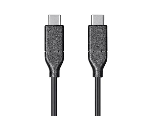 Monoprice Essentials USB-C to USB-C 2.0 Cable - 480Mbps, 5A, 26AWG, 4m (13.1 ft) Black