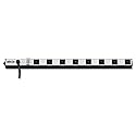 Tripp Lite Vertical Power Strip, 8 OUTLETS, 15 FT Cord, Silver