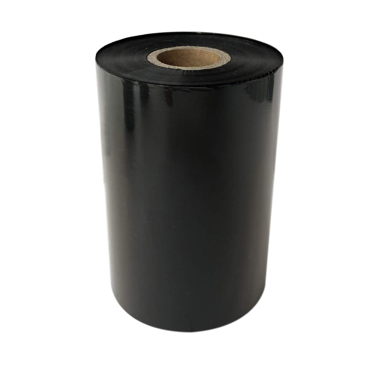 Officeuct Thermal Transfer Printer Ribbon Black Wax Resin Ribbon 1" Core Ink Outside 4.33" x984'(110mmx300m)-1 Roll Compatible for Zebra Sato Datamax