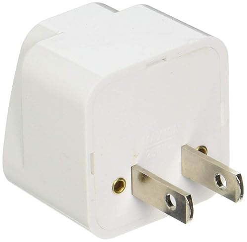 2 Pack Universal Power Travel Plug Adapter Converting from EU/UK/CN/AU to USA FR DE BE CZ SE NZ DK NL to US CA CN Wall Outlet Power Charger Converter…