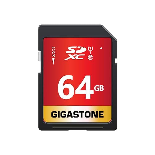 Gigastone GS-SDXC80U1-64GB-R Prime Series SDXC Card (64GB)
