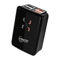 ARCTIC Home Charger 4500 - 4-Port USB Portable Wall Charger, 4.5A Total Output, Fast Charging, Modern Sleek Style, Black
