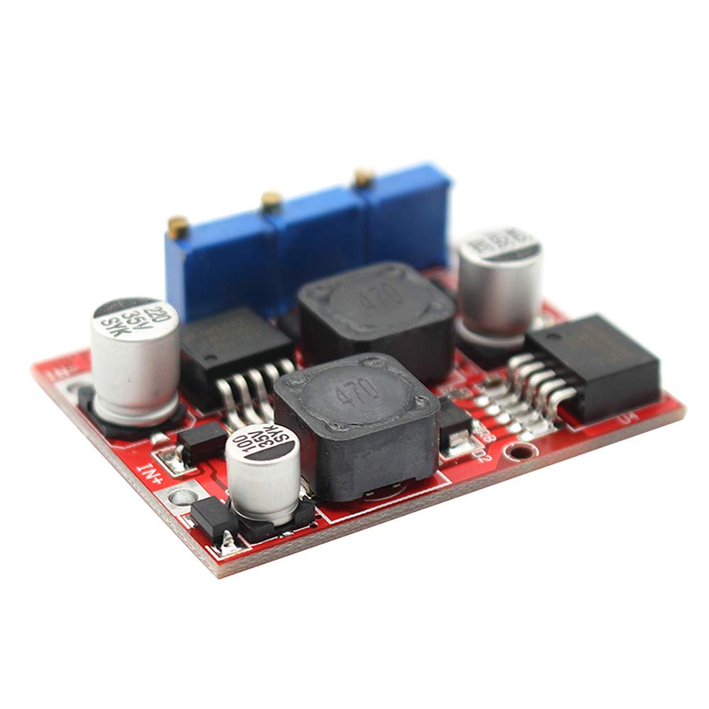 Fankerba DC Auto Boost Buck Converter Step Up Step Down Voltage Module Regulator LM2596 LM2577 4-35V to 1.25-25V 4A with CC CV Charging